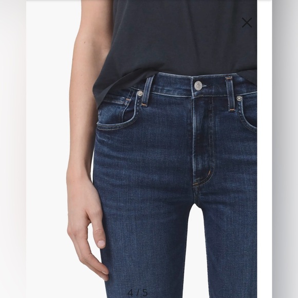 Citizens of Humanity Mid Rise Skinny Jeans, Indigo Color, Sz 26 or Sz 2 - Picture 4 of 14